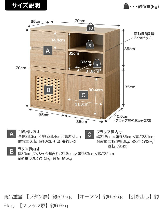 【4点セット】カラーボックス