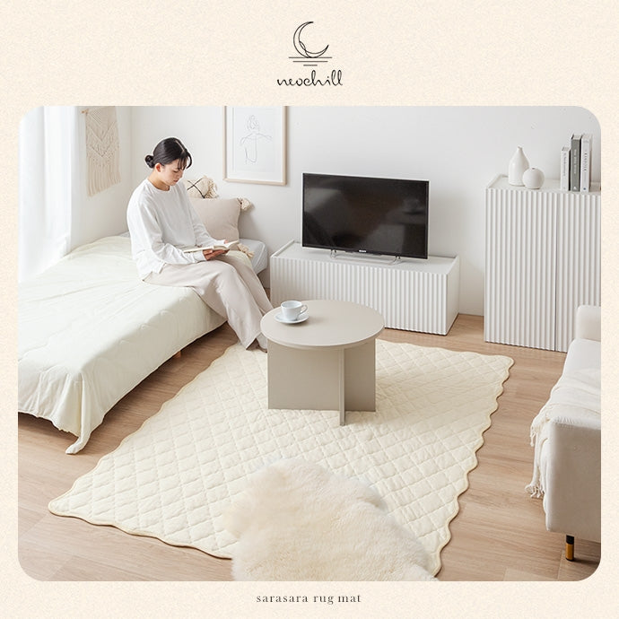 【長方形:90cm×140cm】Neochill sarasara ラグ