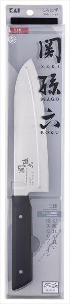 関孫六 しろねず 三徳165mm