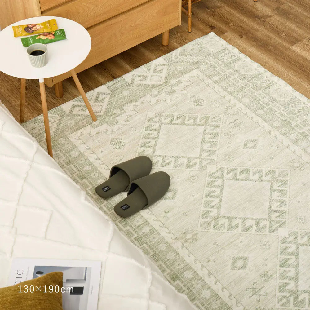シェニールマット シュリア ダーシャ 約45×75cm 玄関マット インテリアマット 室内 屋内 ジャガード織 オールシーズン HAGIHARA