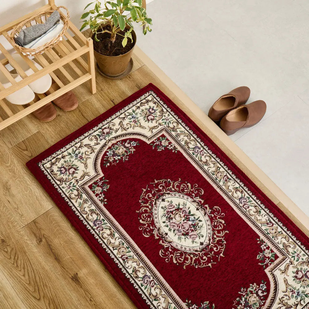 シェニールマット ダミニ 約60×90cm 玄関マット インテリアマット ウレタン入り ふっくら 厚手 室内 屋内 ジャガード織 オールシーズン HAGIHARA