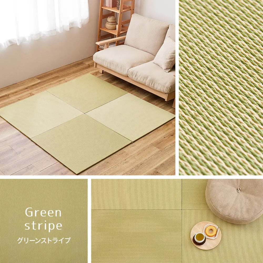 の畳屋さんシリーズ DIY用 薄畳 樹 いつき 約82×82×1.3cm 1枚 敷き畳 置き畳 リフォーム DIY カットできる HAGIHARA