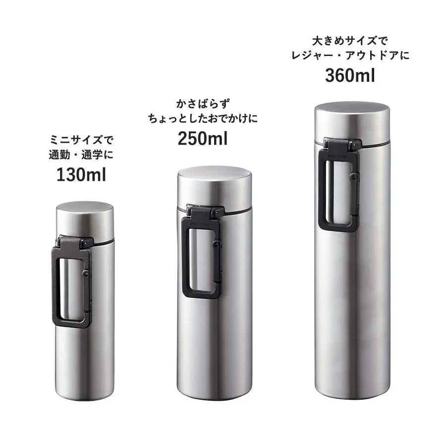 MOTTERU モッテル カラビナハンドルサーモボトル250ml ver.2 水筒 トレードワークス