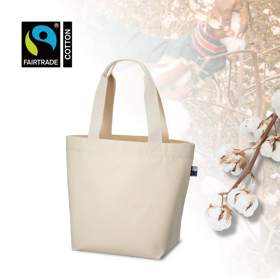 フェアトレードコットンキャンバストート(M) ナチュラル