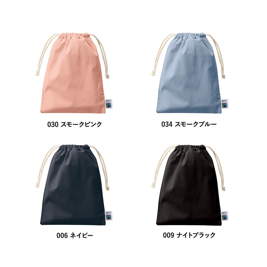 フェアトレードコットン巾着(M)