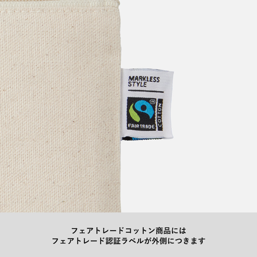 フェアトレードコットンキャンバスデイリーポーチ(S)