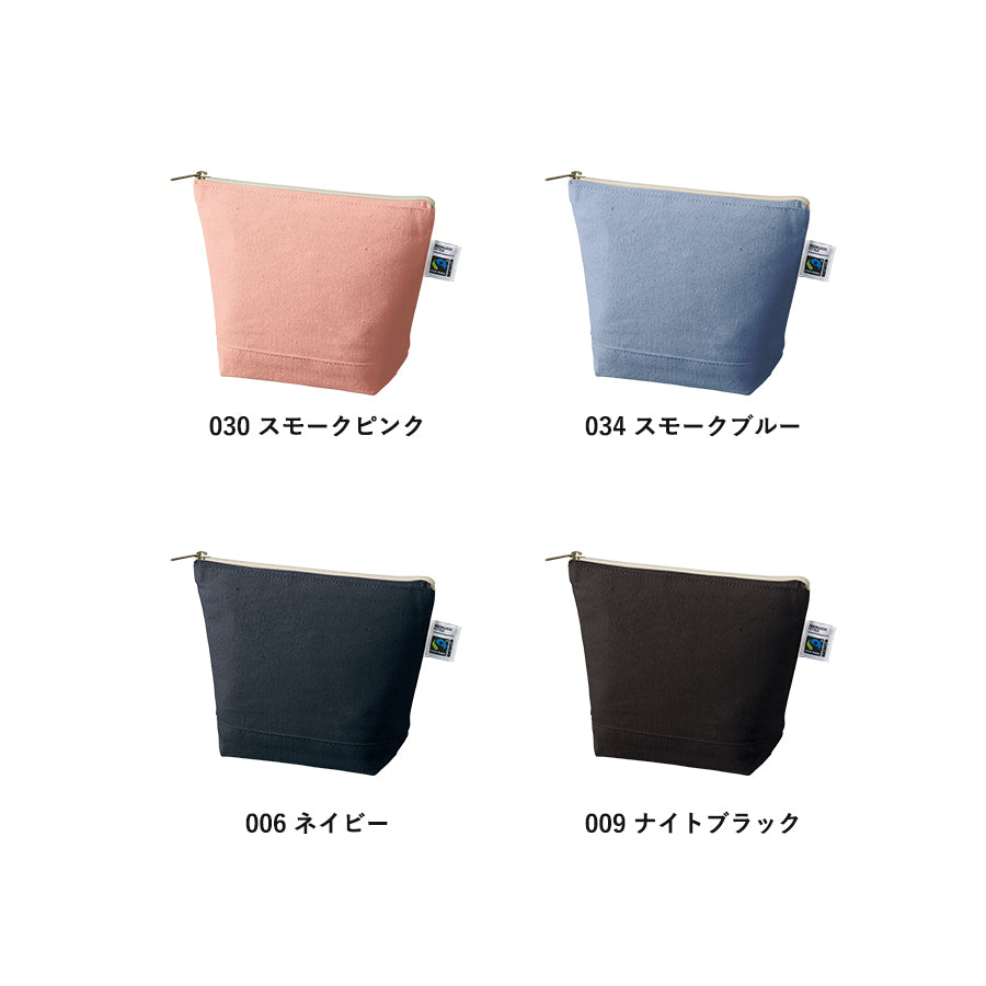 フェアトレードコットンキャンバスデイリーポーチ(S)