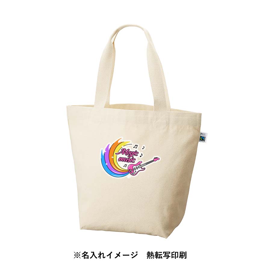 フェアトレードコットンキャンバストート(L) 内ポケット ナチュラル