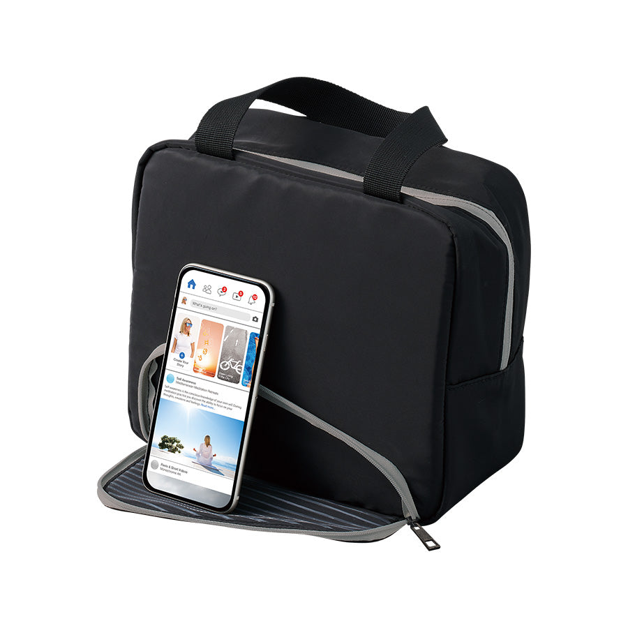 【送料無料】MOTTERU モッテル スマホが立てられるクーラーランチバッグ 保冷バッグ 弁当バッグ コンパクト 軽量