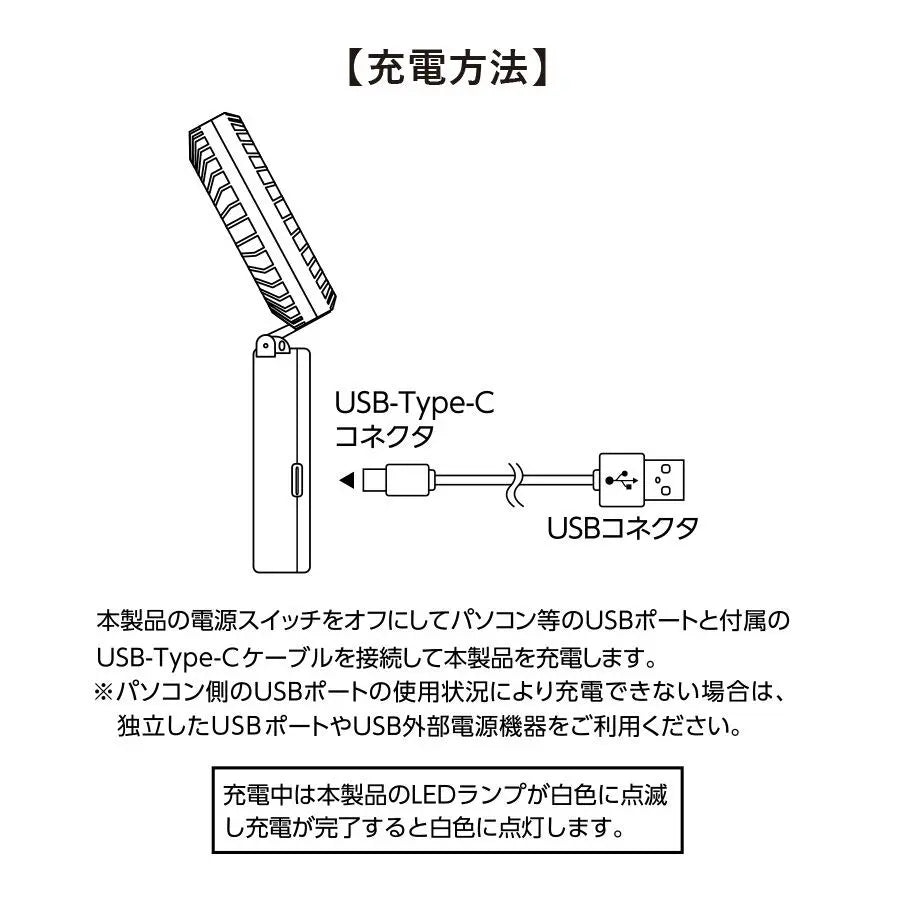 ハンズフリーUSBファン ver.2 デスクファン クールグッズ 熱中症対策グッズ トレードワークス