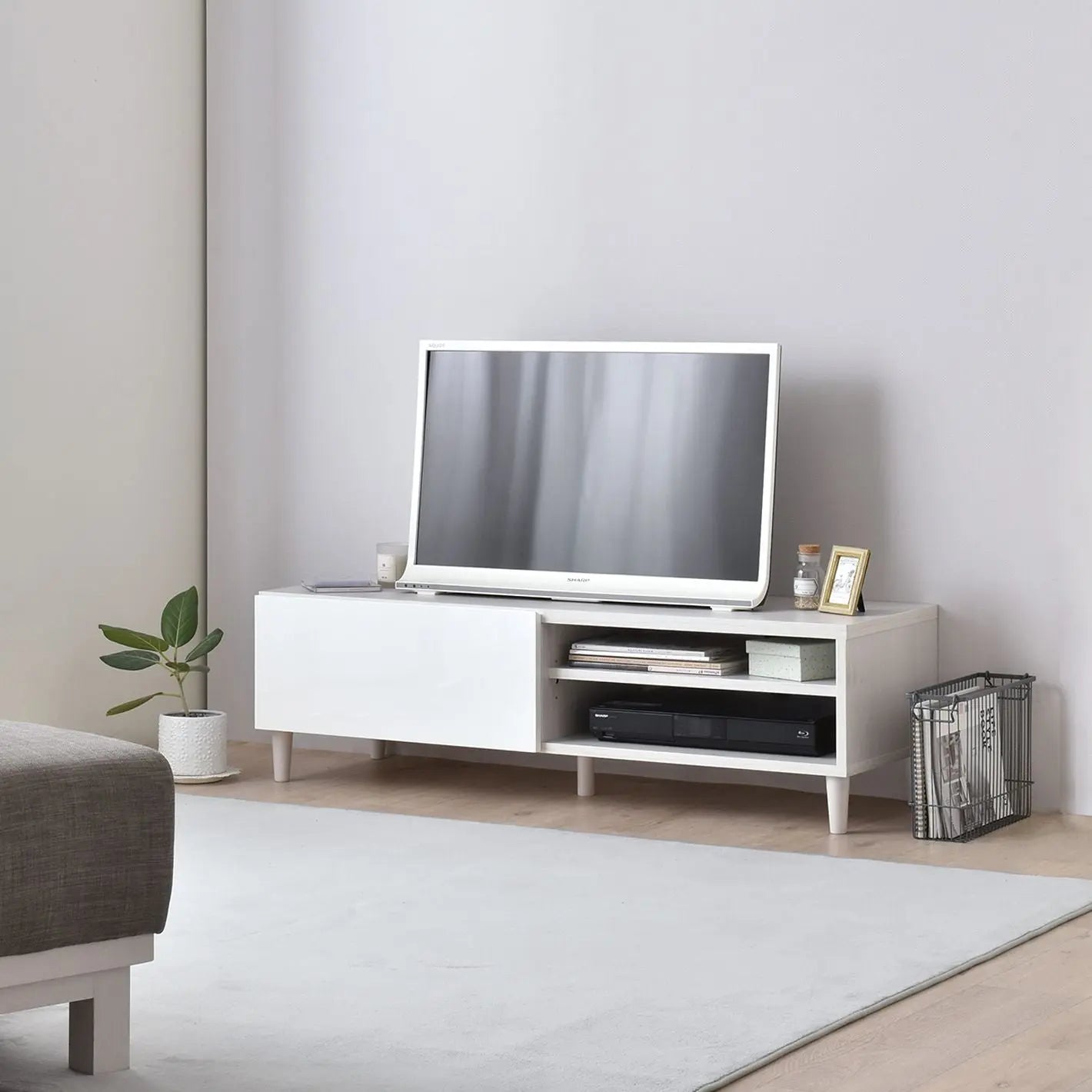 [幅120cm] テレビ台 テレビボード TV台 ローボード 収納 32インチ 32型 モダン シンプル 4FUL