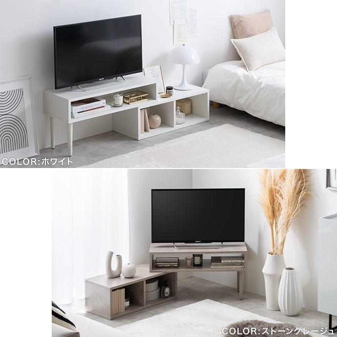 【幅75?133cm】伸縮型テレビボード