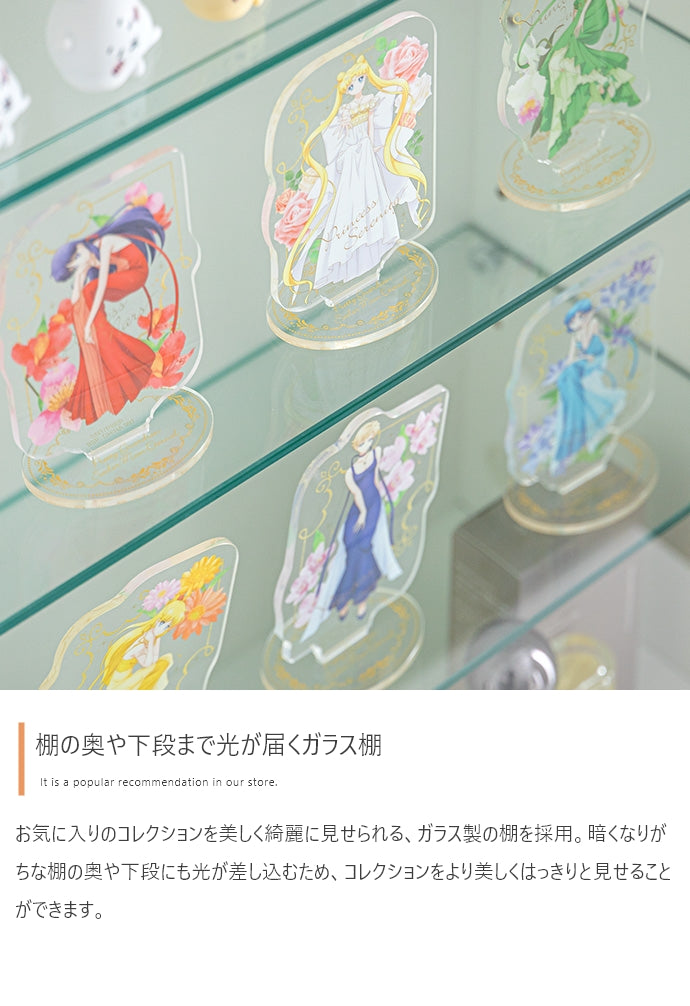 【幅60cm×高さ40cm】Grami 卓上コレクションケース　横型