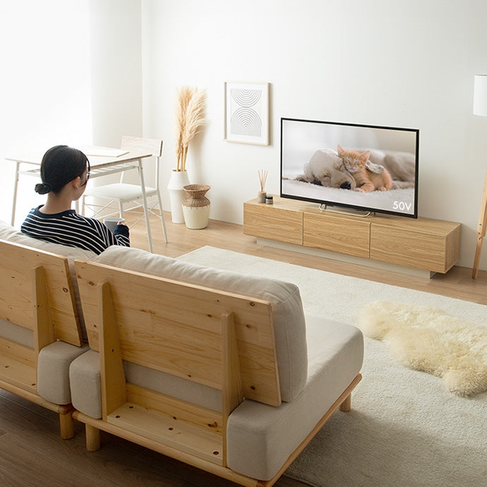 【幅150cm】引き出し付きテレビ台