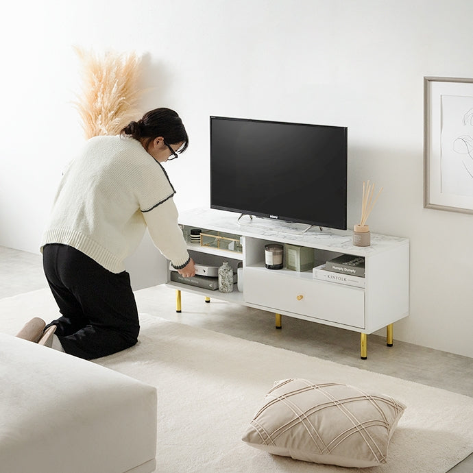 【幅110cm】引き出し付きテレビボード