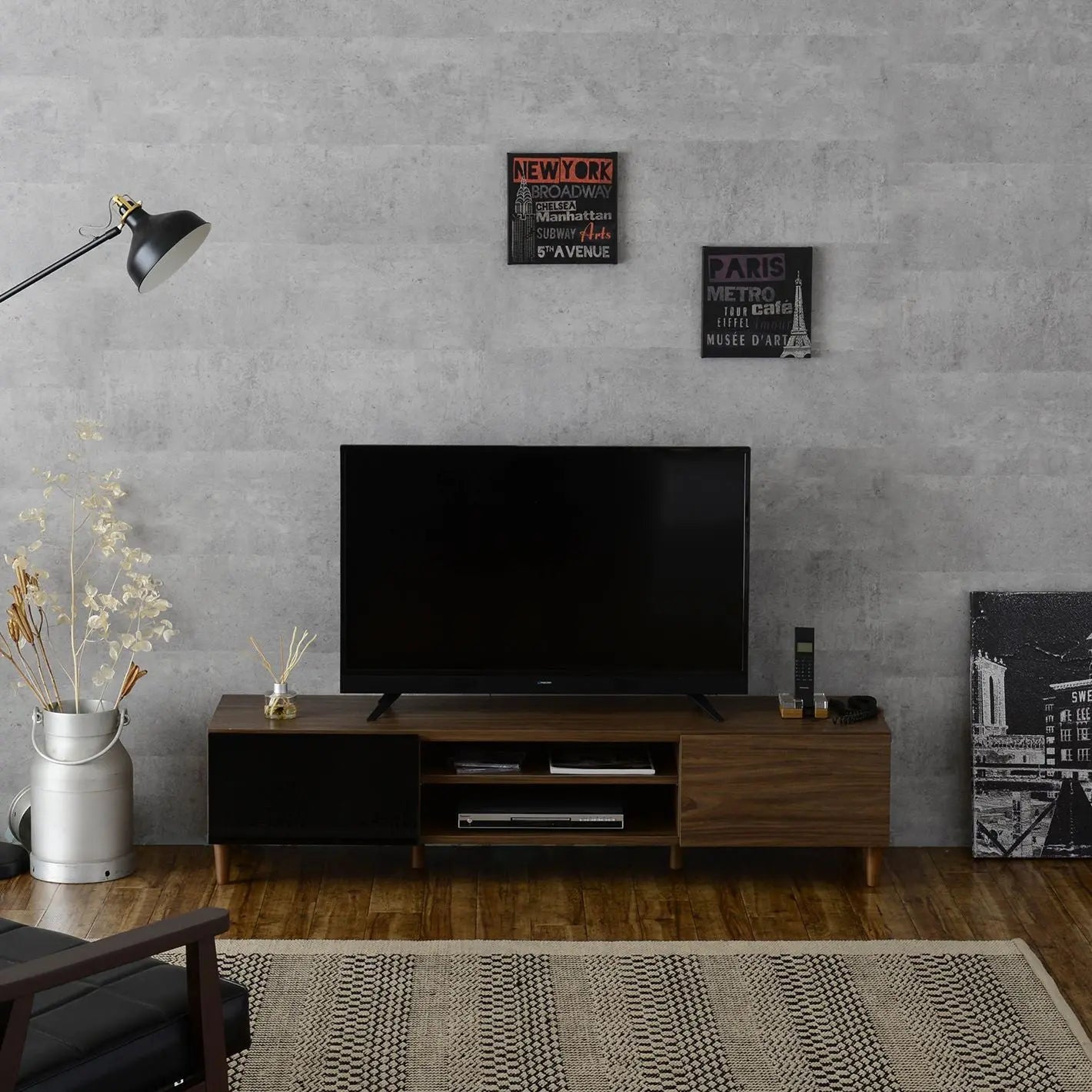 [幅150cm] テレビ台 テレビボード TV台 ローボード 収納 40インチ 40型  42インチ 42型 モダン シンプル 4FUL
