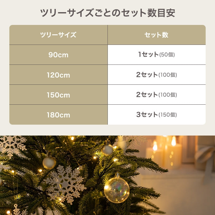 【50点セット】Bloom オーナメントセット