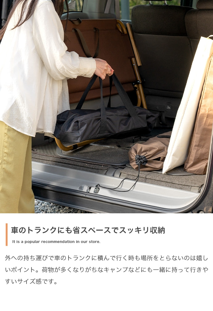 【幅62cm】DO・350 アウトドア折りたたみウッドテーブル