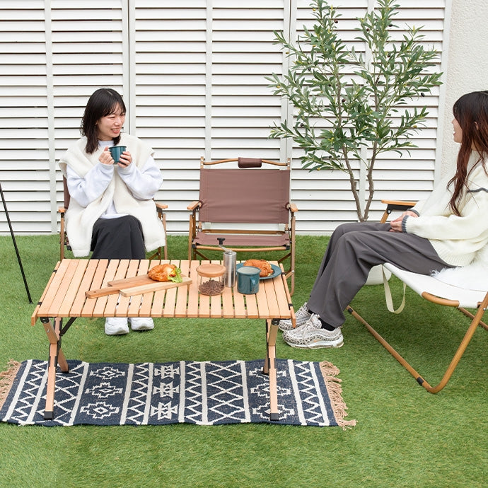 【幅90cm】DO・350 アウトドア折りたたみウッドテーブル