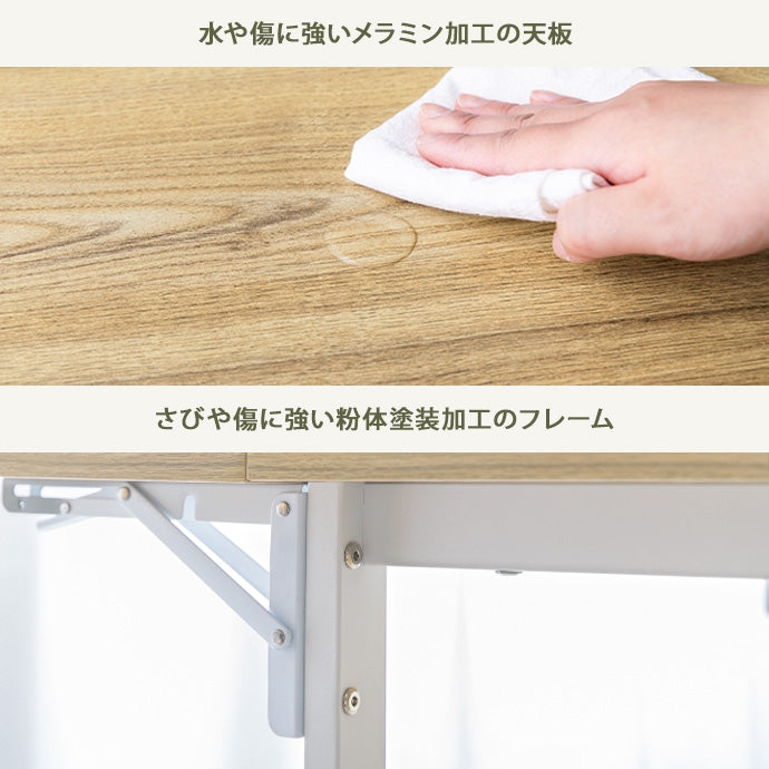 【4点セット】Super 収納付伸長式ダイニングテーブル+チェア2脚+ベンチ