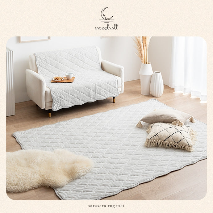 【長方形:90cm×140cm】Neochill sarasara ラグ
