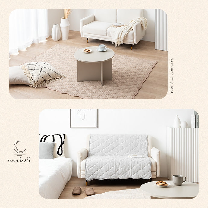【長方形:90cm×140cm】Neochill sarasara ラグ