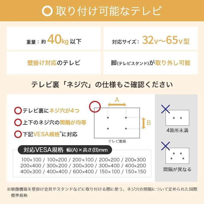 Lize キャスター付きテレビスタンド