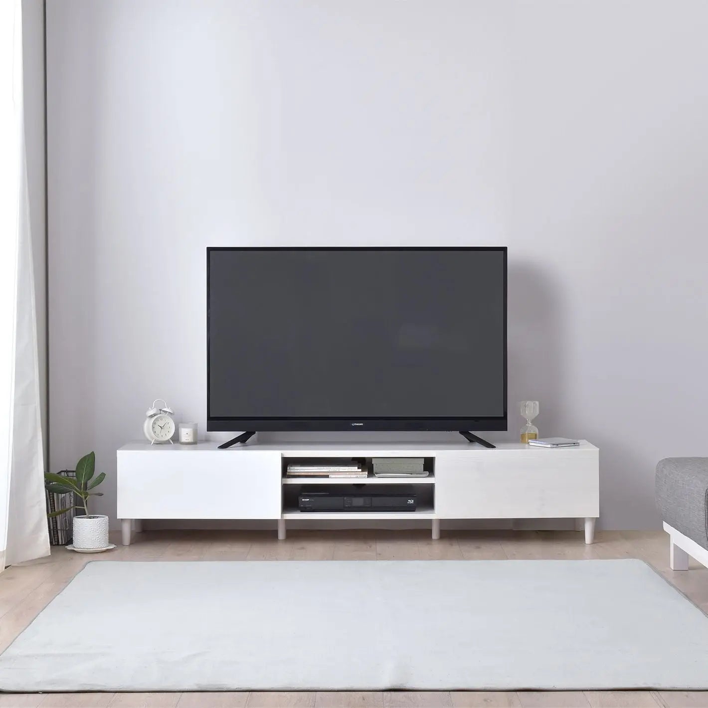 [幅180cm] テレビ台 テレビボード TV台 ローボード 収納 50インチ 50型 55インチ 55型 モダン シンプル 4FUL