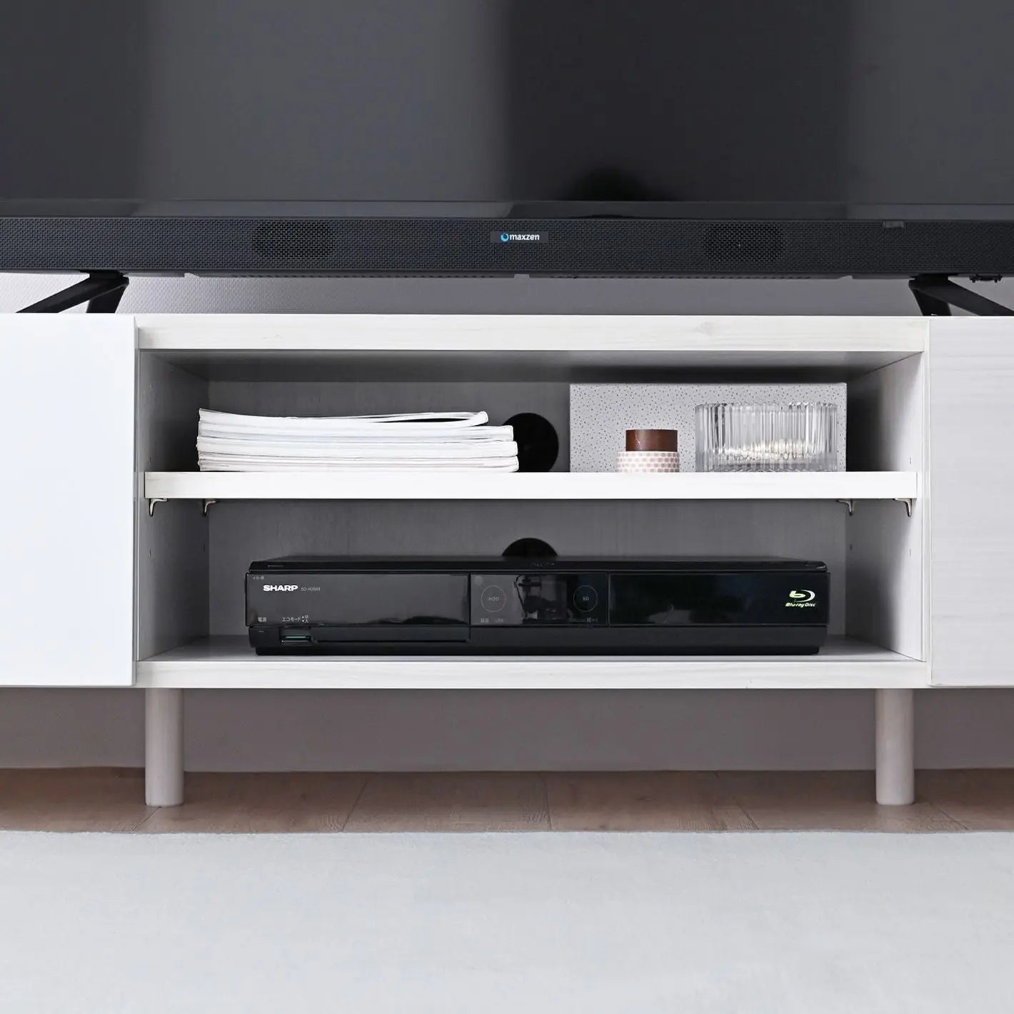 [幅180cm] テレビ台 テレビボード TV台 ローボード 収納 50インチ 50型 55インチ 55型 モダン シンプル 4FUL