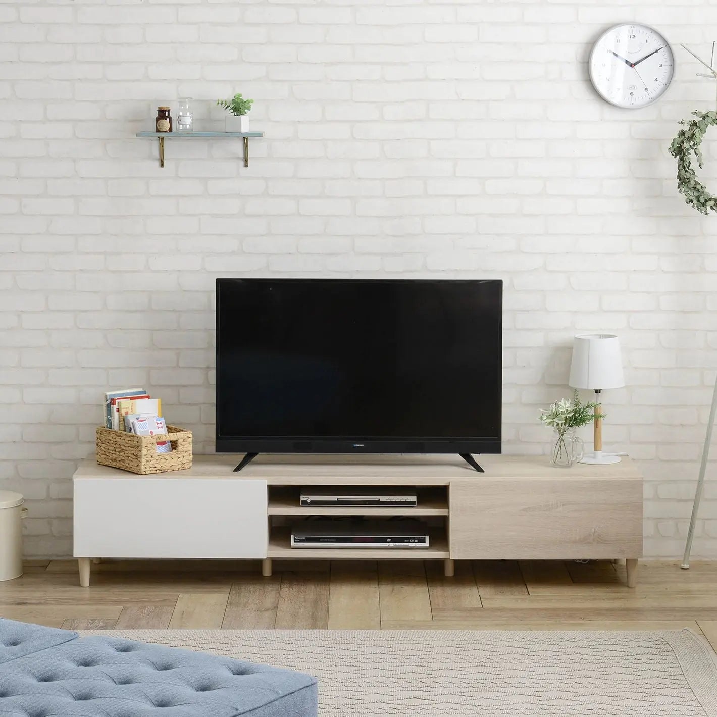[幅180cm] テレビ台 テレビボード TV台 ローボード 収納 50インチ 50型 55インチ 55型 モダン シンプル 4FUL