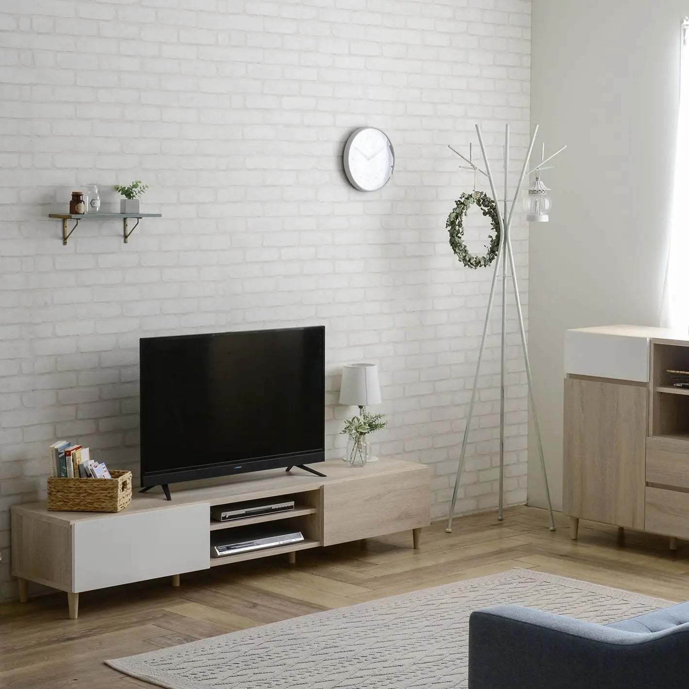 [幅180cm] テレビ台 テレビボード TV台 ローボード 収納 50インチ 50型 55インチ 55型 モダン シンプル 4FUL