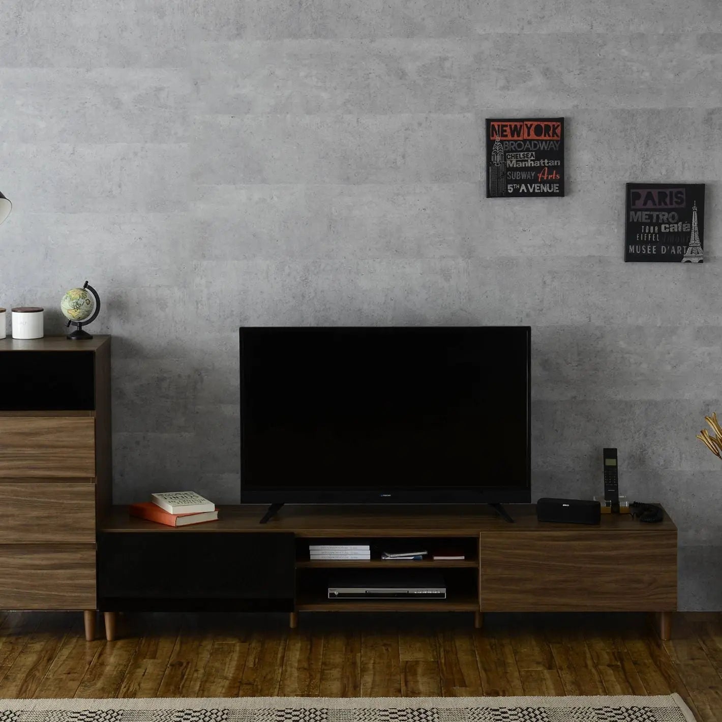 [幅180cm] テレビ台 テレビボード TV台 ローボード 収納 50インチ 50型 55インチ 55型 モダン シンプル 4FUL