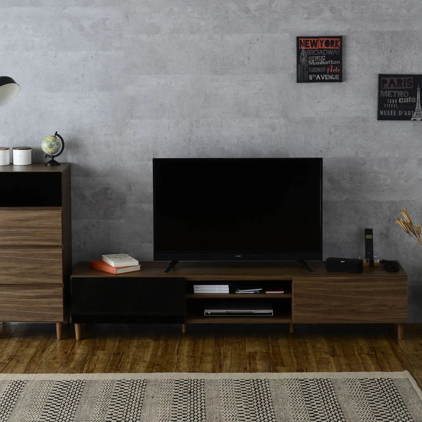 [幅180cm] テレビ台 テレビボード TV台 ローボード 収納 50インチ 50型 55インチ 55型 モダン シンプル 4FUL
