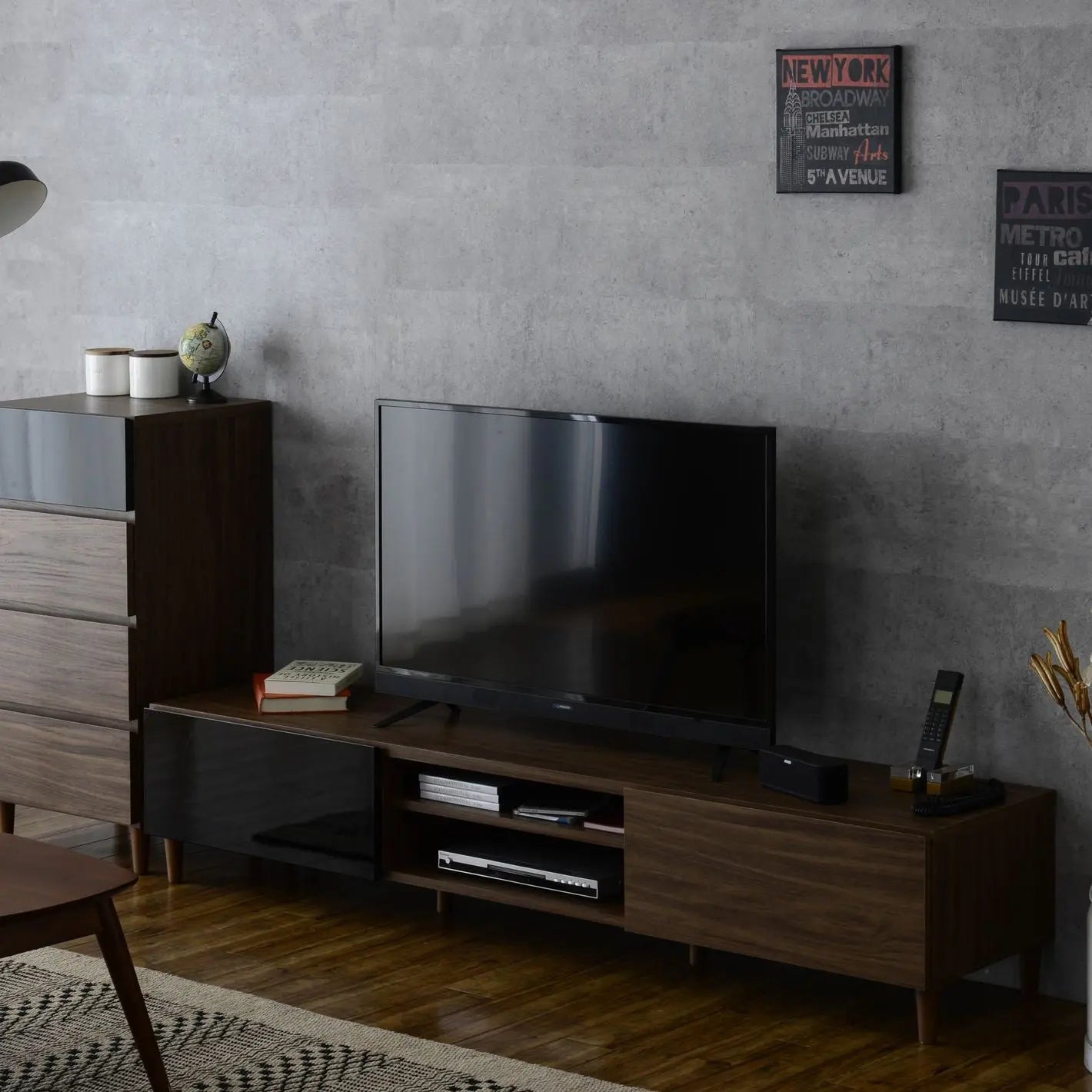 [幅180cm] テレビ台 テレビボード TV台 ローボード 収納 50インチ 50型 55インチ 55型 モダン シンプル 4FUL