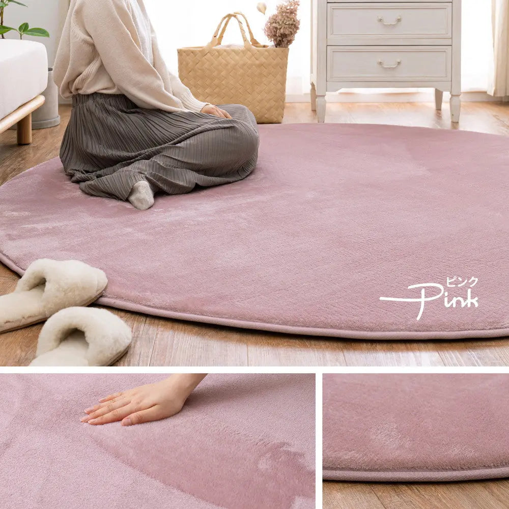 はっ水加工付き 低反発ラグ メレンゲタッチ 約185×240cm 手洗いOK 撥水 ふっくら フランネル 滑り止め付き ホットカーペットカバー HAGIHARA