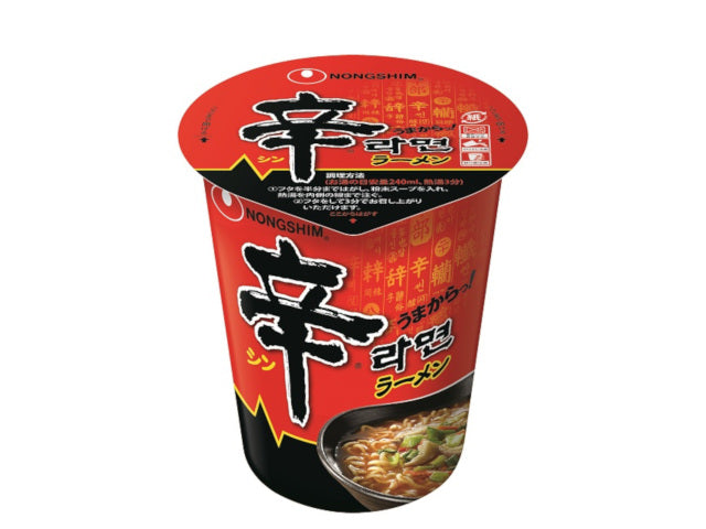 農心ジャパン 辛カップラーメン 68gx12 - 0