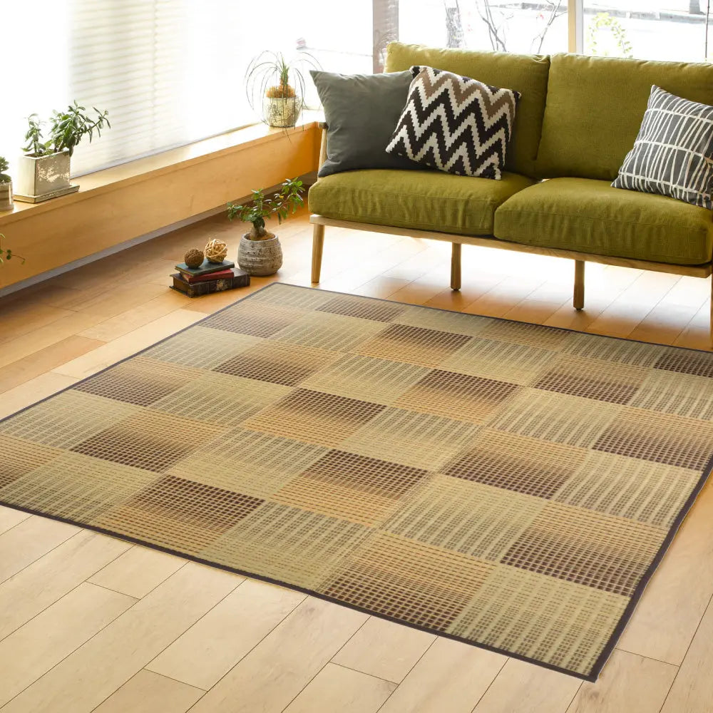 い草ラグ クレパス 約240×300cm 12mmウレタン ふっくら 厚手 HAGIHARA