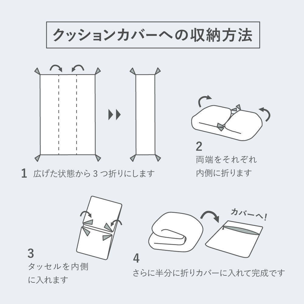 ブランケット アンネ 約130×180cm スローケット ニット調 クッション 収納袋付き 洗える HAGIHARA