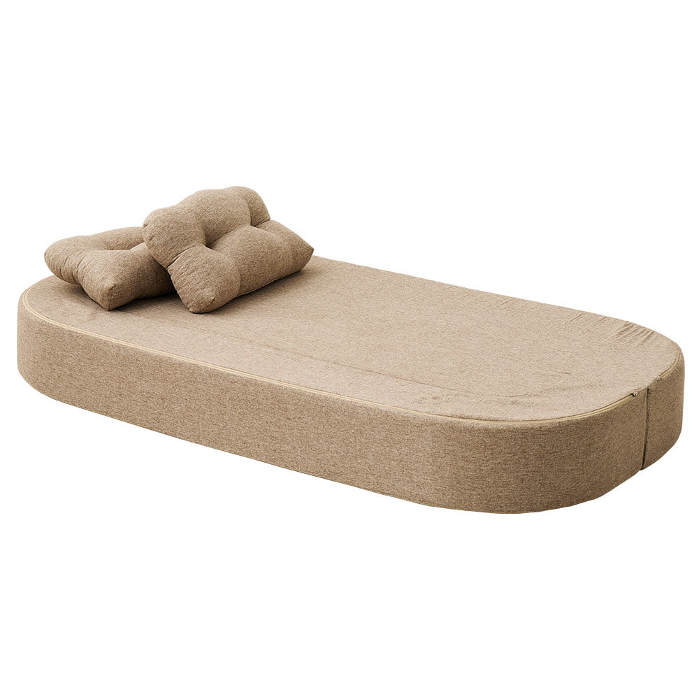 フロアソファ ルメール 2WAY 幅170cm ローソファ ソファベッド ウレタンフォーム 圧縮 HAGIHARA