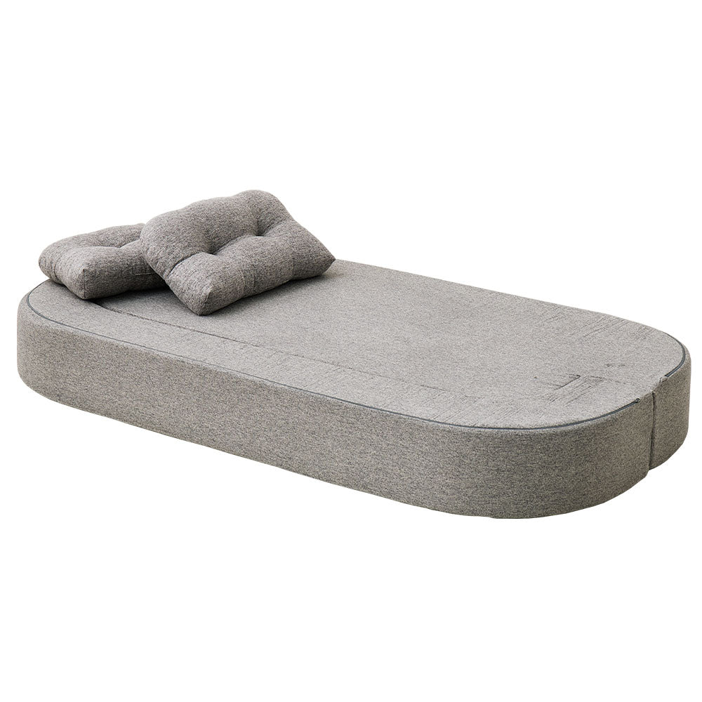 フロアソファ ルメール 2WAY 幅170cm ローソファ ソファベッド ウレタンフォーム 圧縮 HAGIHARA