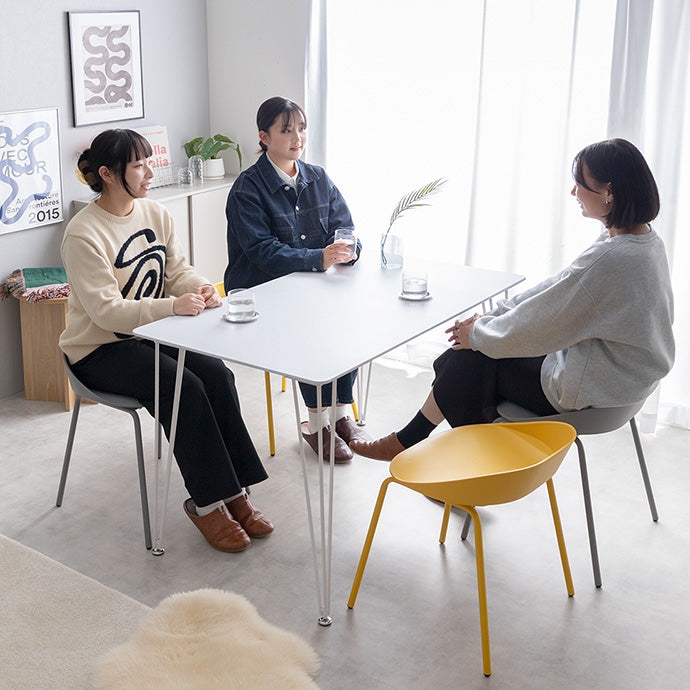 【5点セット】Studio 幅120cm ダイニングテーブル+ダイニングチェア4脚