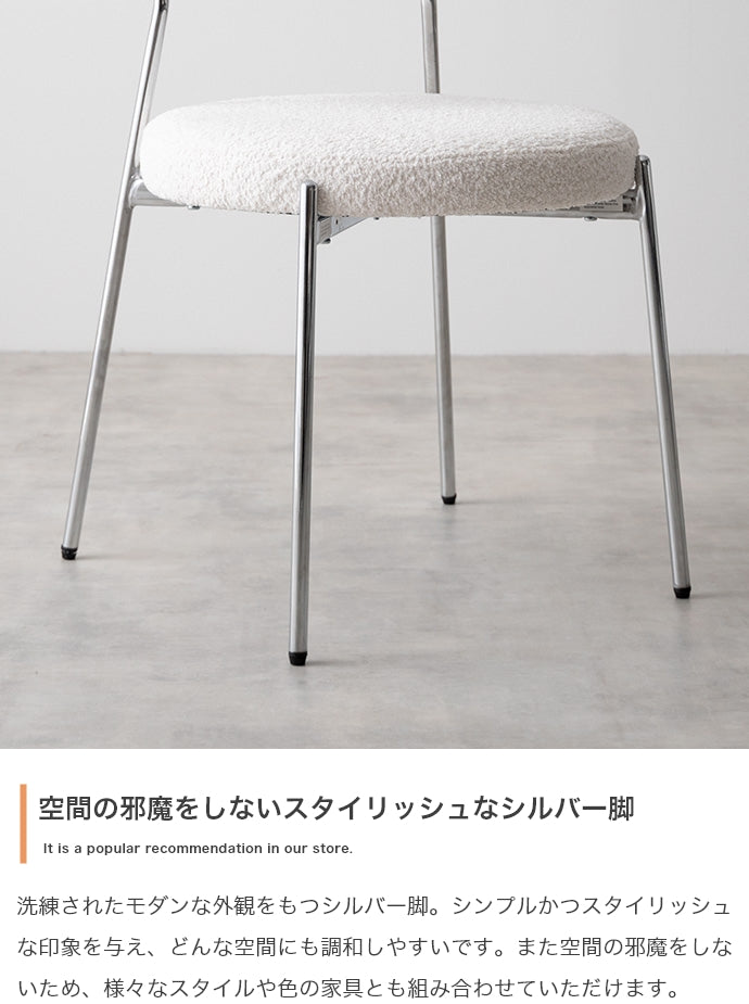 【3点セット】Stjerne 幅70cm 丸型カフェテーブル+チェア2脚
