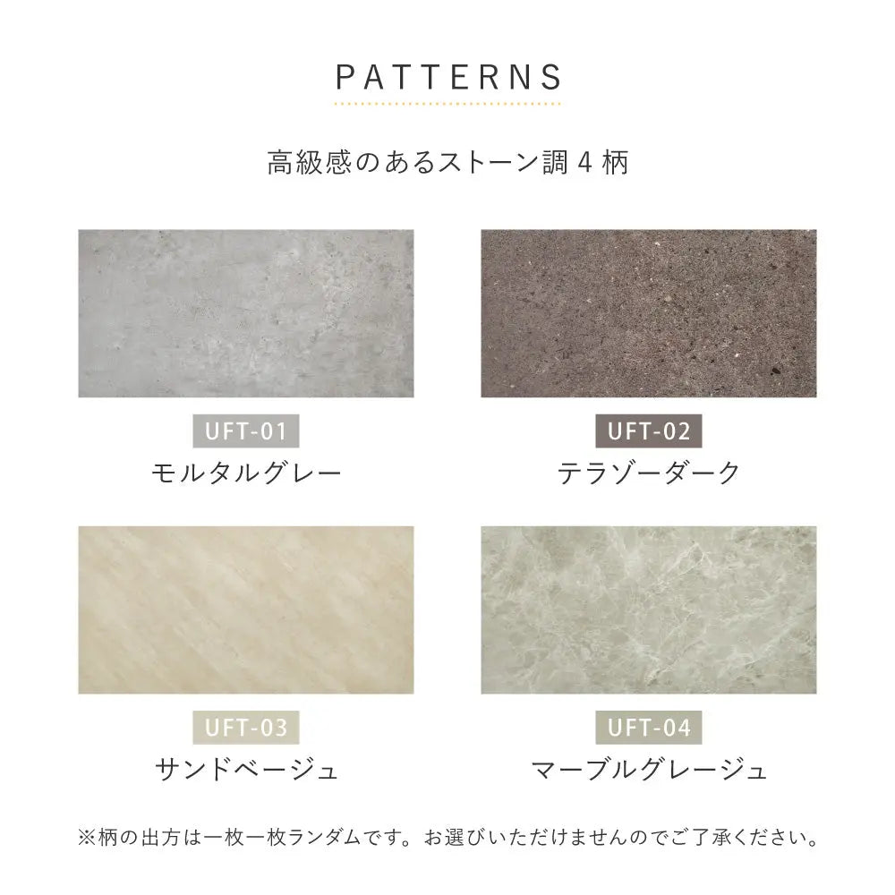 【36枚入】置くだけ フロアタイル 約30×60cm 18枚 約3帖分 吸着タイプ 薄型 ストーン調 貼って剥がせる HAGIHARA