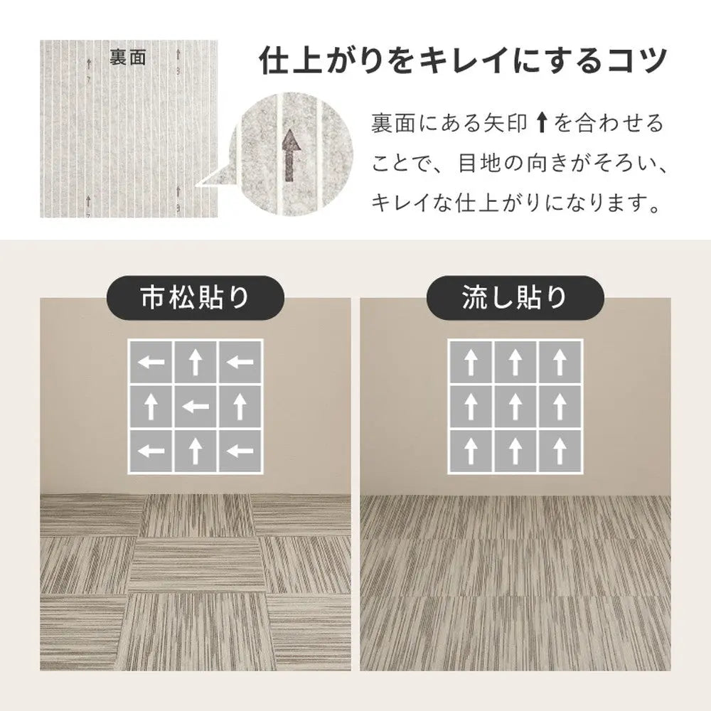 洗える タイルカーペット スクエア4200 スズカスリ 約50×50cm 防炎 制電 防ダニ 消臭 はっ水防汚 ペット 置くだけ ファブリックフロア 東リ HAGIHARA