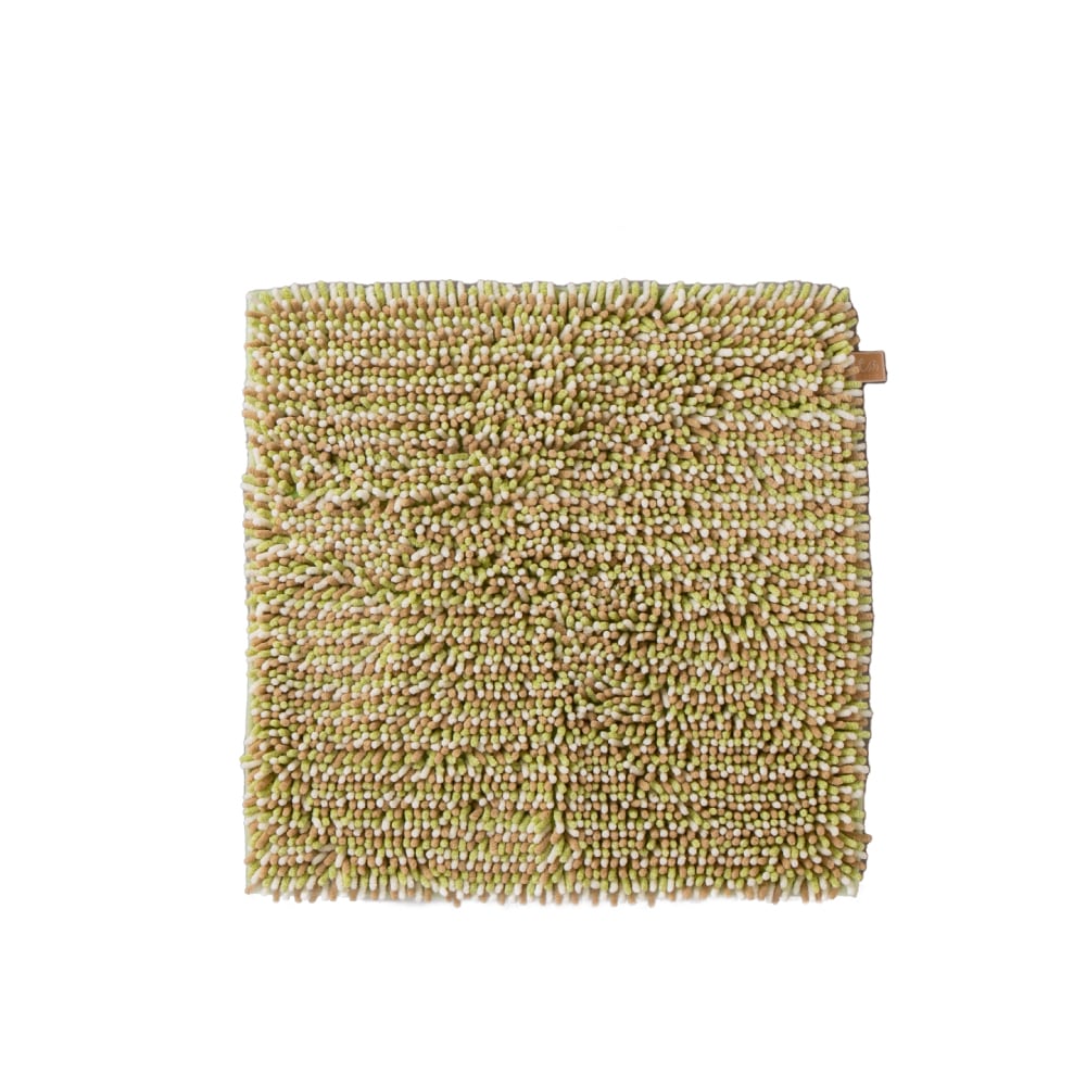 【抗菌加工】やわらかバスマット 60×60cm 吸水 速乾 ふわふわ 洗える おしゃれ くすみピンク もふバスマット MOFU BATHMAT Lサイズ