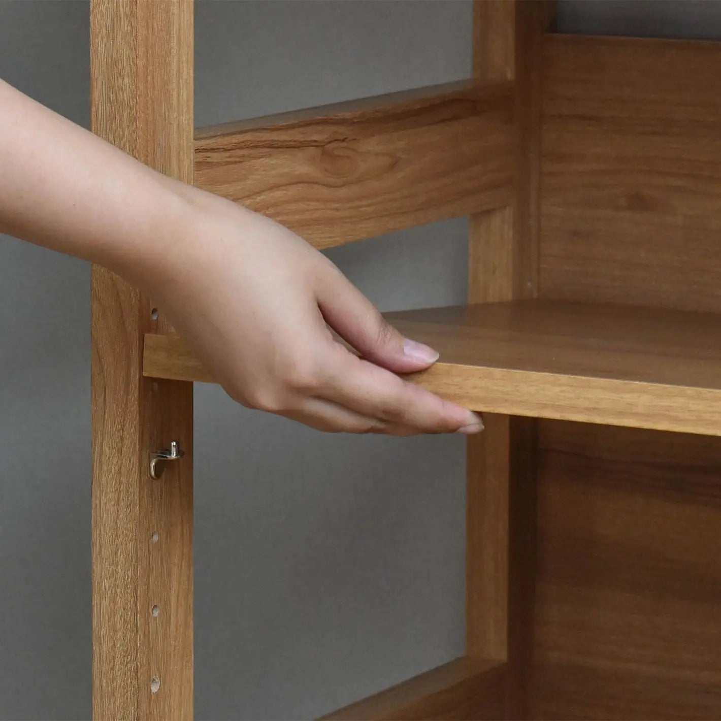 [幅60cm] キッチン キッチン収納 キッチンラック オープン収納 引出し 引出し収納 有孔ボード おしゃれ 北欧 木目調 ハイタイプ LAFIKA ラフィカ 4FUL