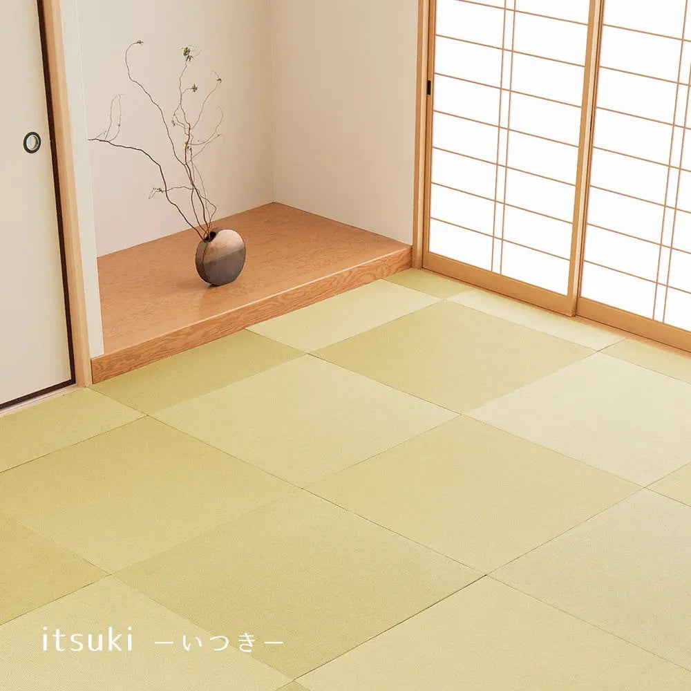 の畳屋さんシリーズ DIY用 薄畳 樹 いつき 約82×82×1.3cm 1枚 敷き畳 置き畳 リフォーム DIY カットできる HAGIHARA