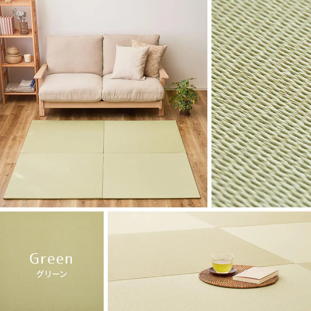 の畳屋さんシリーズ DIY用 薄畳 樹 いつき 約82×82×1.3cm 1枚 敷き畳 置き畳 リフォーム DIY カットできる HAGIHARA