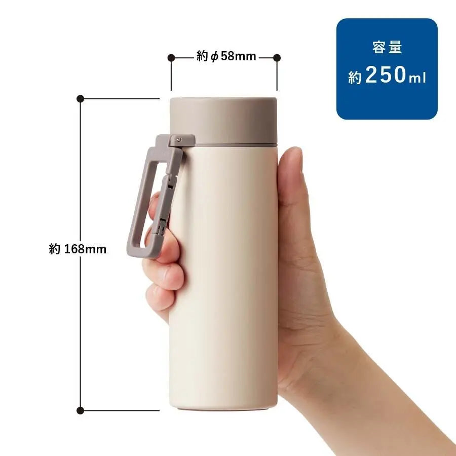 MOTTERU モッテル カラビナハンドルサーモボトル250ml ver.2 水筒 トレードワークス