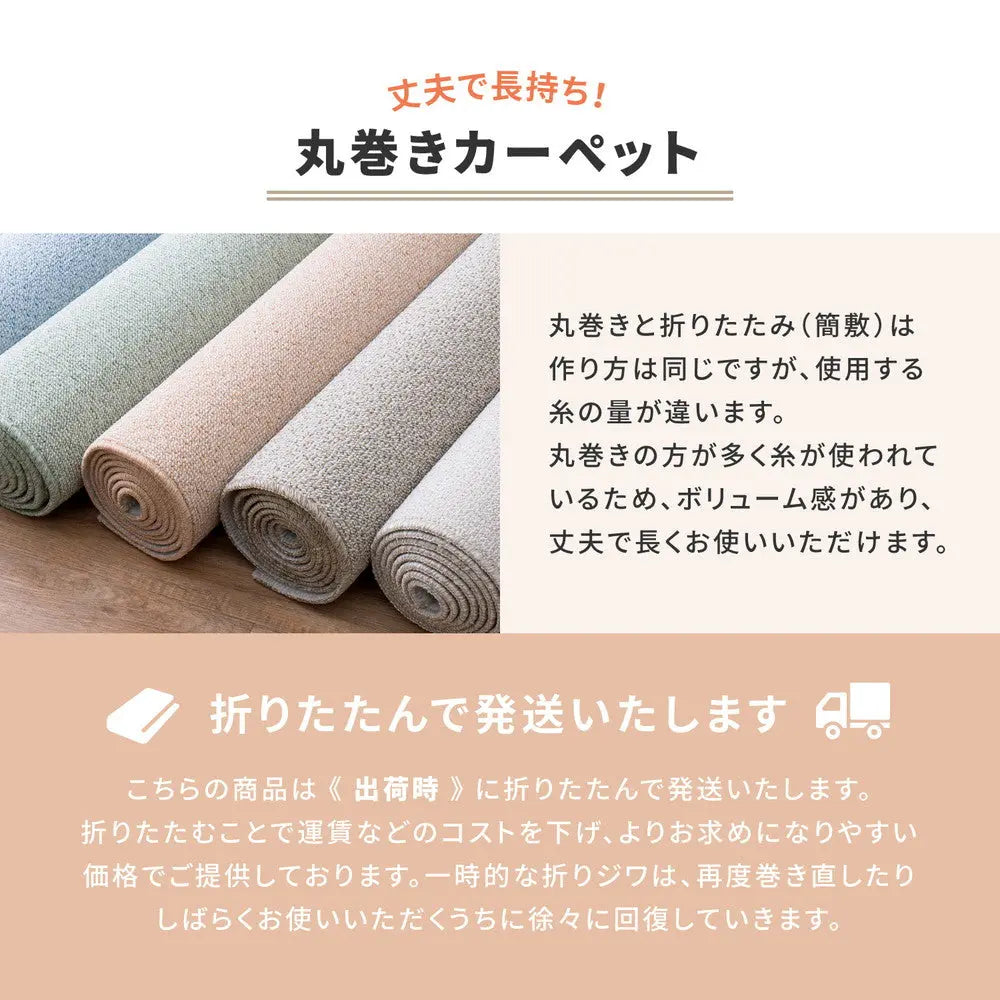 敷き詰めカーペット PS-700 江戸間6帖 6畳 防炎 防音 防ダニ 抗菌 防汚 はっ水 日本製 HAGIHARA